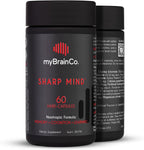 myBrainCo. Sharp Mind - Suplemento Nootrópico para Memoria y Concentración (60 Cápsulas)