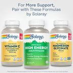SOLARAY Multivitamínico Alta Energía Una Vez al Día, 120 Cápsulas Veganas para Mujer y Hombre