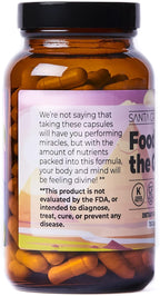 Santa Cruz Paleo, Food of the Gods Suplemento de Órganos de Vacuno Alimentado con Pasto para Hombres y Mujeres, con Colágeno, Maca, Colostro, Caldo de Huesos, Hierro, Vitamina B12, Sin Gluten, Keto, 30 Dosis
