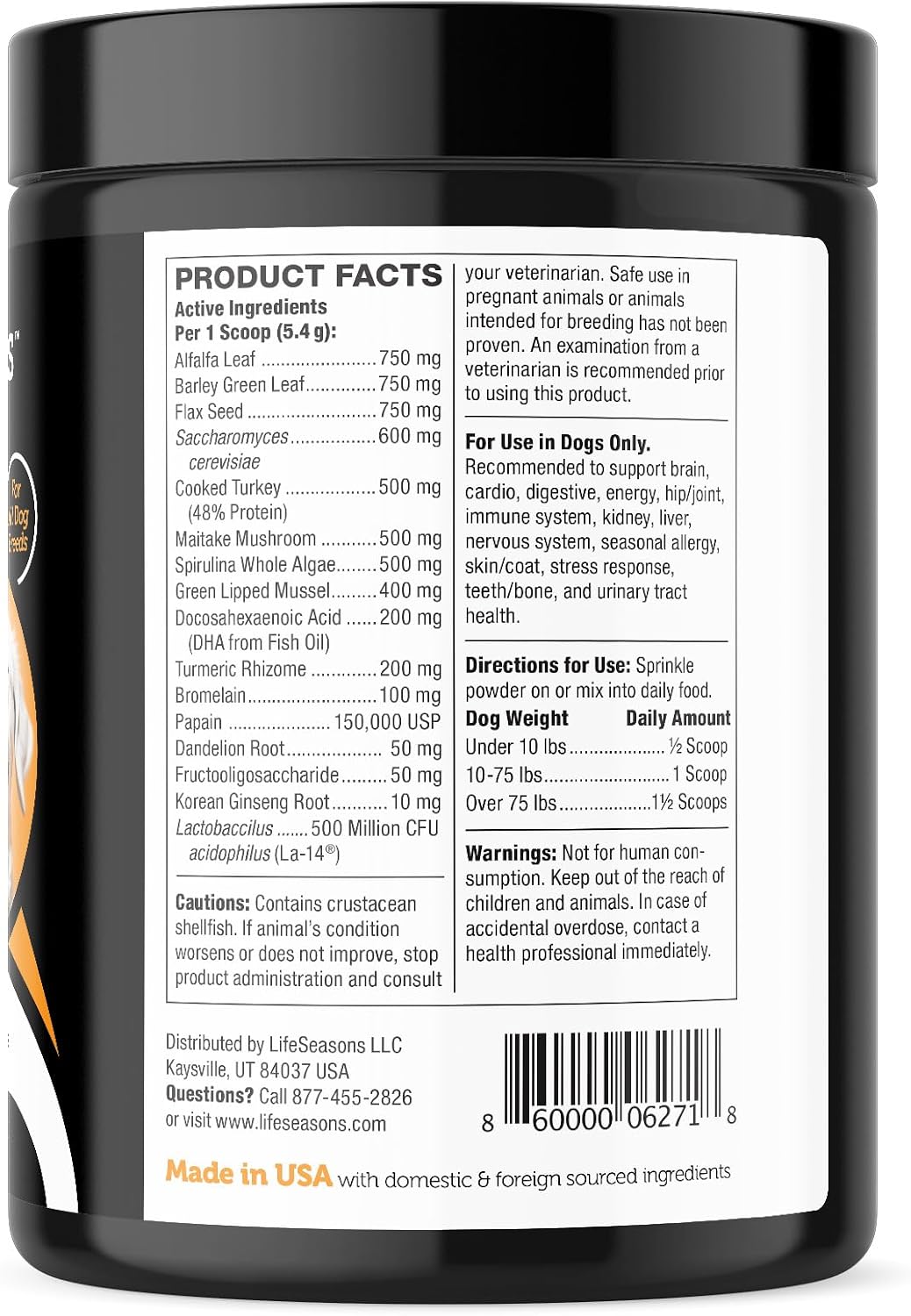 Stage 2: Multivitamínico Adulto para Perros | Control de Peso, Salud Digestiva y Articulaciones, Natural - Aprobado por Veterinarios