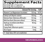 Neurobiologix Daily Tension Release - Suplemento Herbal con Valeriana y Vitamina C, 120 Cápsulas