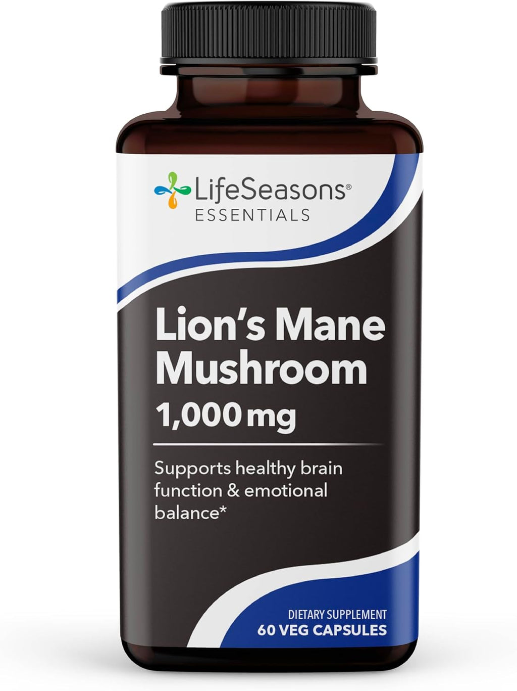 LifeSeasons Rhodiola Root 600mg – 60 Cápsulas Veganas