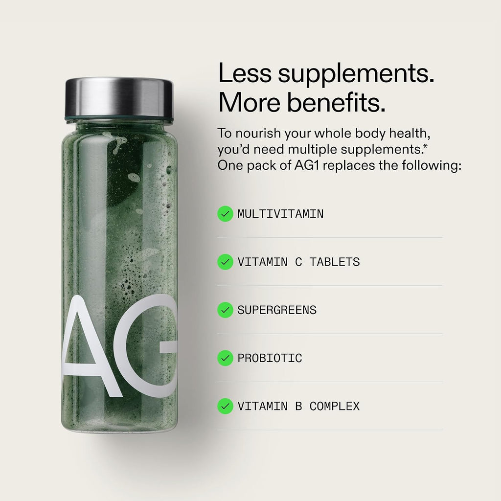 AG1 Athletic Greens Superfood and Probiotic, Travel Pack 14 dosis
