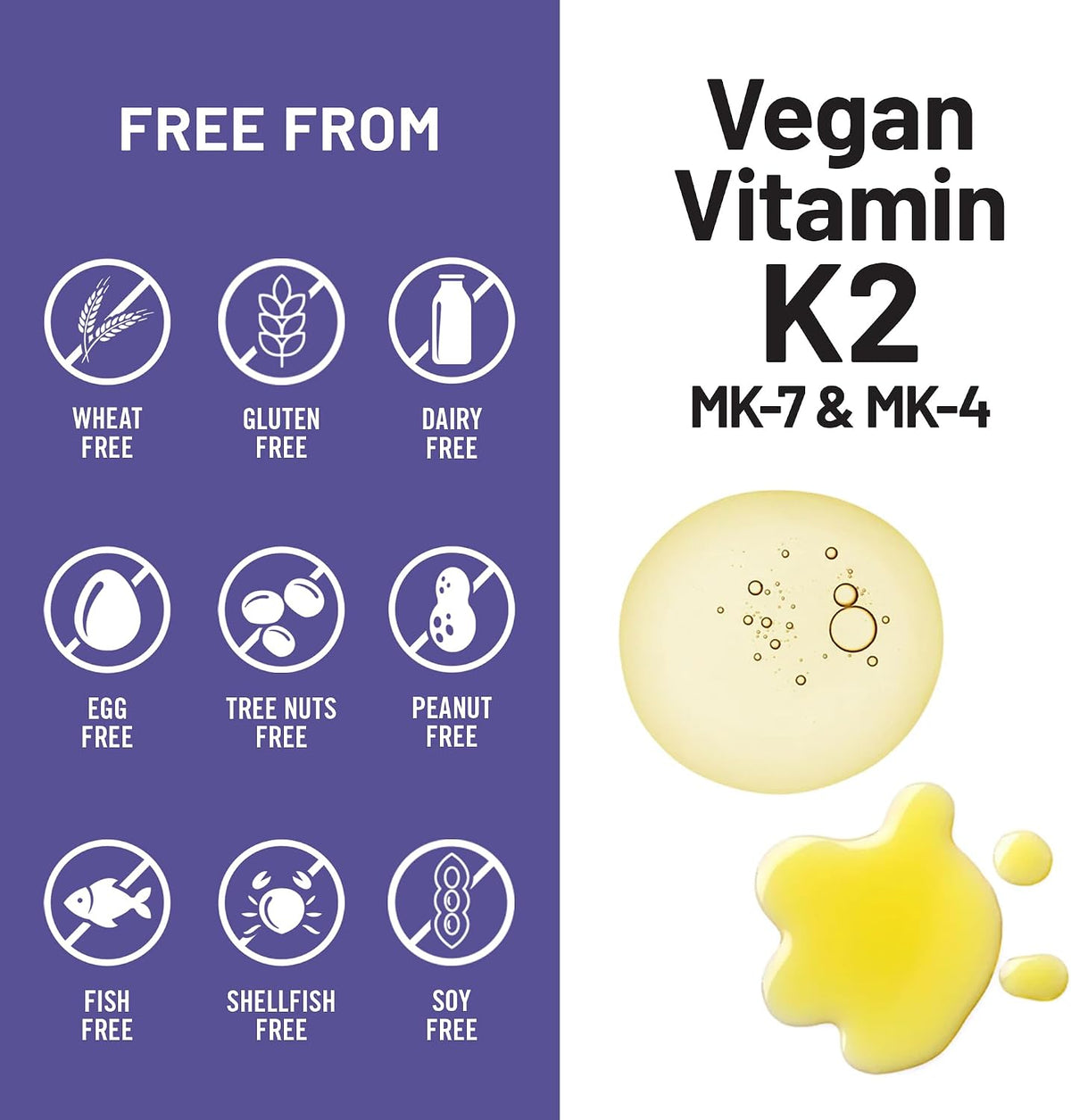 NatureWise Vitamina K2 600 mcg con MK-7 100 mcg y MK-4 500 mcg - Fórmula biodisponible mejorada - Complejo K para la salud – Image 5