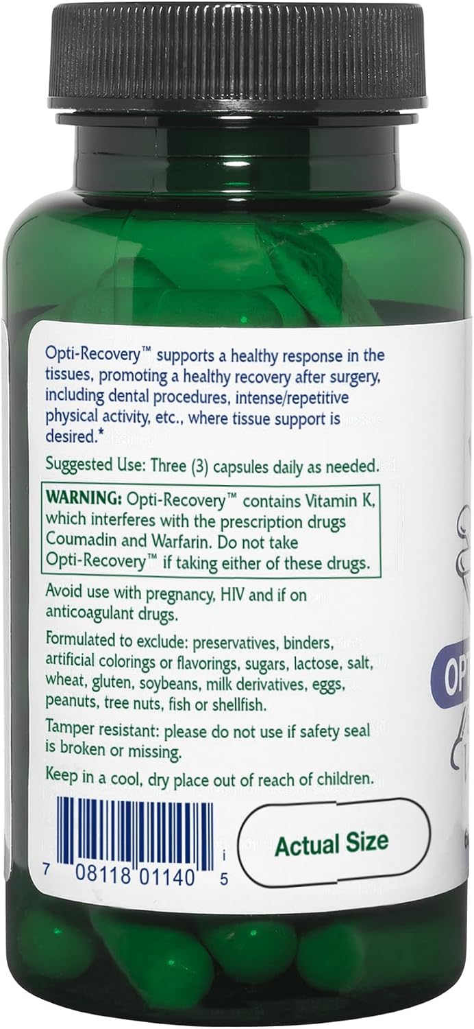 Vitanica Opti-Recovery – Soppporte posquirúrgico, 60 cápsulas