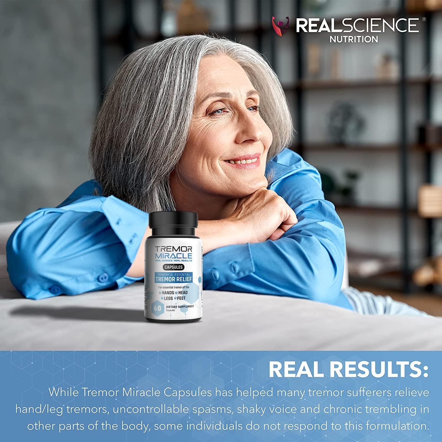 Real Science Tremor Miracle Cápsulas – Suplemento para Temblores