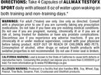 ALLMAX TESTOFX Sport - 80 Cápsulas - Fórmula de Apoyo a la Testosterona con Zinc, Vitamina B6 y Magnesio