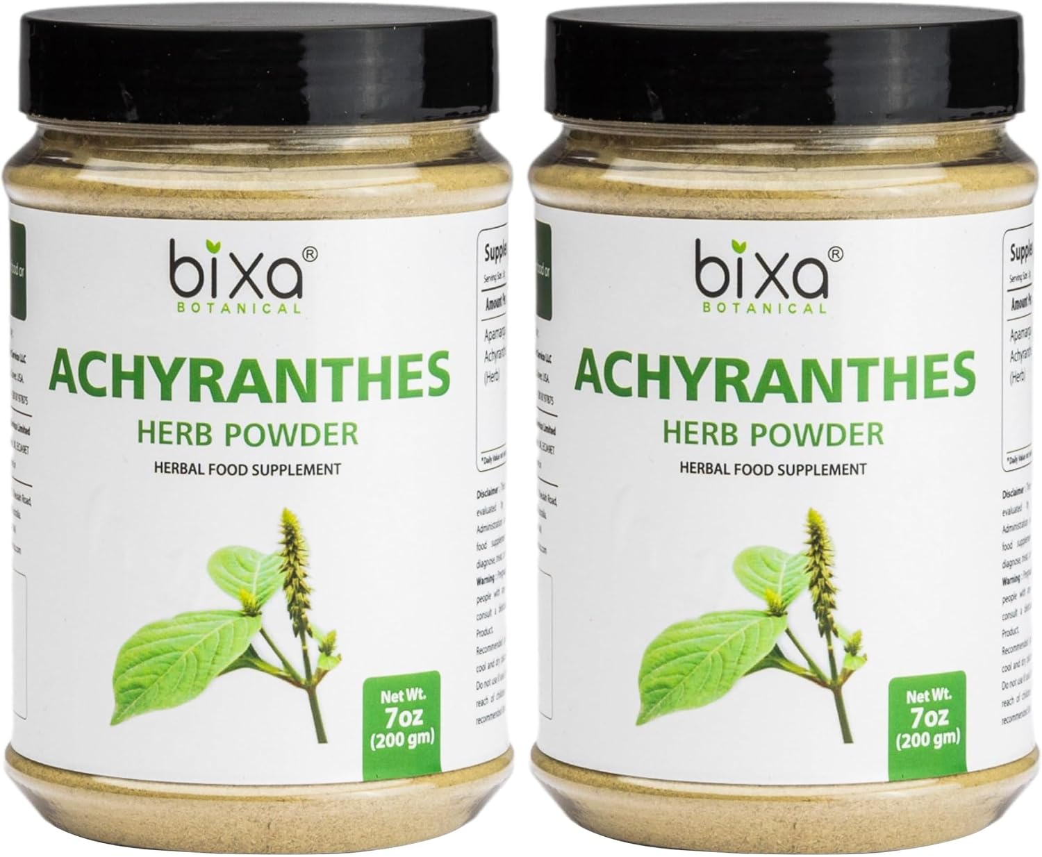 bixa BOTANICAL Achyranthes Aspera Powder | Apamarga | Suplemento Ayurvédico | 200 Gramos | Sin Gluten, No GMO, Tratado al Vapor, Vegano, 100% Puro