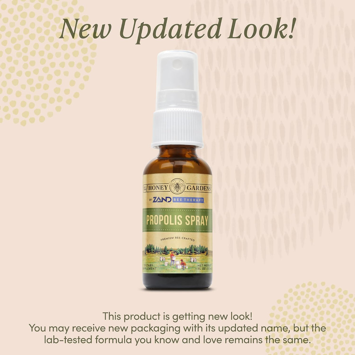 Honey Gardens Spray de Propóleo de Abeja con Miel Cruda de Apiterapia, Raíz de Regaliz y Usnea | 50 Dosis | 30 ml – Image 2
