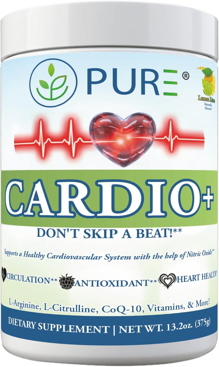 PURE® Cardio+ - Polvo para Apoyo Cardiovascular con L-Arginina y L-Citrulina - 363g