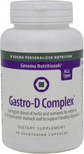 Gastro-D Complex 90 Cápsulas (2 Paquetes) - D'Adamo Personalized Nutrition