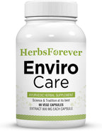 Enviro Care Cápsulas Ayurvédicas para Viajes - 90 Cápsulas Vegetales de 800 mg