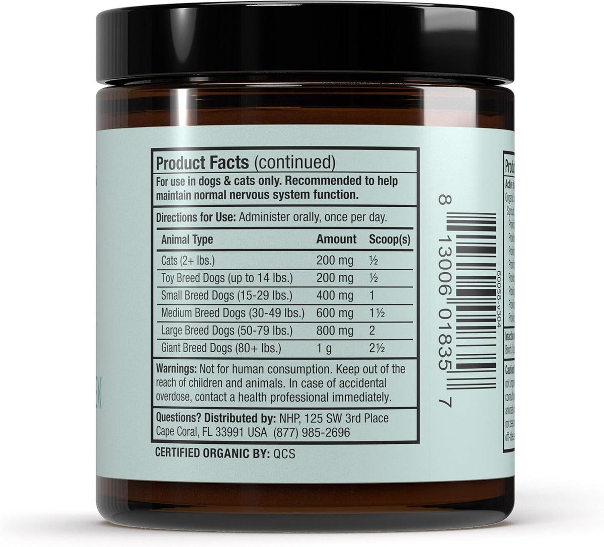 Bark & Whiskers Complexo de Vitamina B – Niacina (B3) : Contribuye al metabolismo energético y la salud digestiva. – Image 3