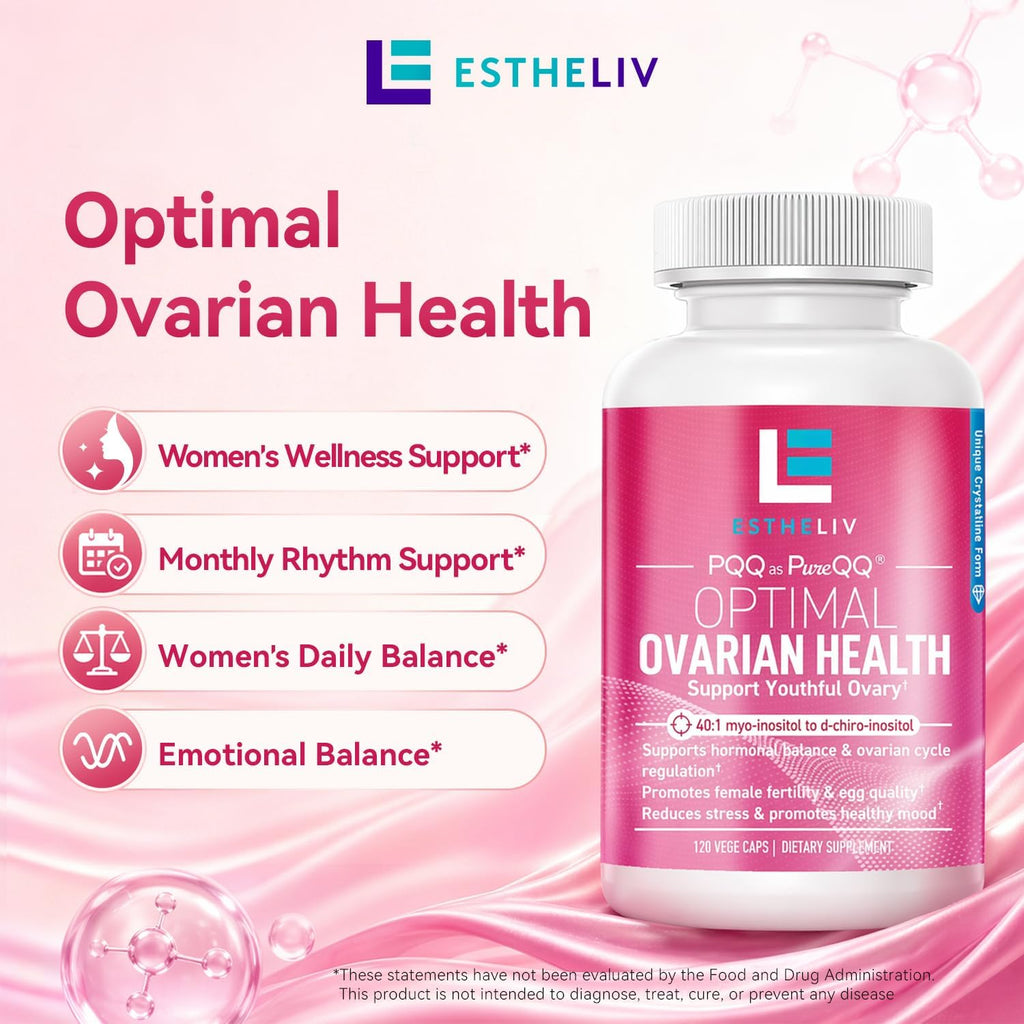 ESTHELIV Myo-Inositol + D-Chiro & PQQ 40:1 - 120 Cápsulas