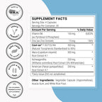 Supersmart - Suplemento Natural Anti Prolactina con P5P Vitamina B6, Mucuna Pruriens, Maca, Ashwagandha - 120 Cápsulas Vegetales
