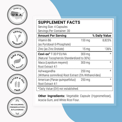 Supersmart - Suplemento Natural Anti – Extracto de raíz de Ashwagandha (5% withanólidos) : Adaptógeno que ayuda a – Image 4