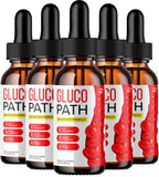 Gluco Path Drops Fórmula Saludable – Gotas Naturales Extra Fuertes (5 Pack – 5 Meses de Suministro)