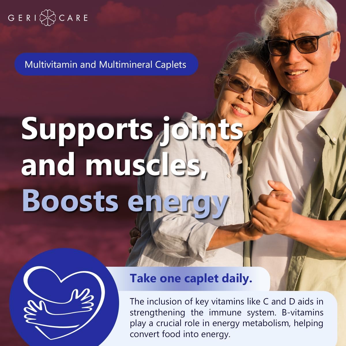GeriCare Thera M Multivitamínico en Comprimidos, 100 Comprimidos