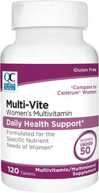 Quality Choice Multi-Vite Mujeres – Multivitamínico para Mujeres Menores de 50 Años (3 Paquetes de 120 Comprimidos)