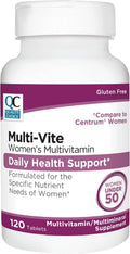 Quality Choice Women's Multi-Vite - Multivitamínico para Mujeres Menores de 50 Años, 120 Comprimidos