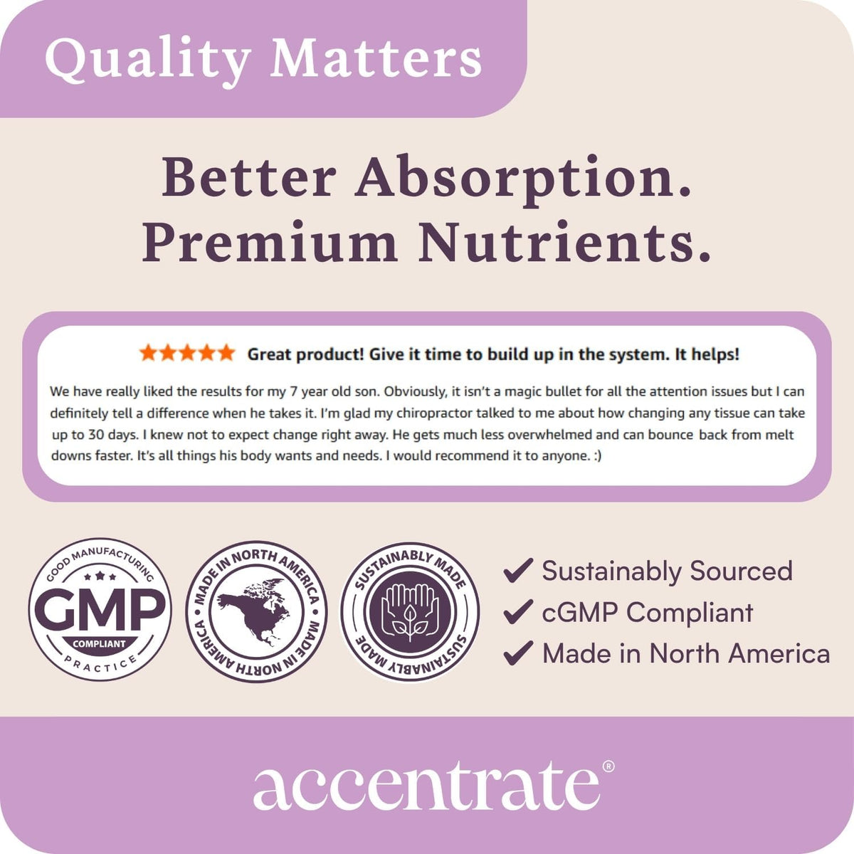 Accentrate Suplemento Cerebral Infantil | – Forma de los nutrientes: Opta por vitaminas B metiladas si existe – Image 7