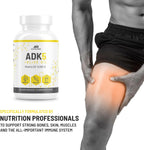 ADK 5 Suplemento con Vitaminas A, D3 y K2 (MK7+MK4) - 90 Cápsulas Líquidas Vegetarianas