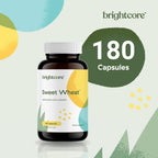 Brightcore Nutrition Sweet Wheat - 180 Cápsulas de Jugo de Trigo Joven con Enzimas Digestivas