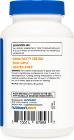 Nutricost Yohimbine HCl 5mg, 240 cápsulas de máxima potencia