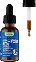 Comfort Plus Herbal Formula for Dogs & Cats, 2 fl oz - Made in USA, California Poppy & Skullcap