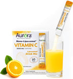 Aurora Nutrascience Nano-Pack Vitamina C Liposomal 3000 mg – 30 Sobres, Naranja