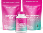 Pink Stork Postpartum Essentials Kit – Vitaminas y Tés Orgánicos para el Posparto