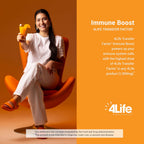 4Life Transfer Factor Immune Boost Mezcla para Bebida Sabor Naranja, 5 Sobres