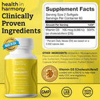 Everyday Immunity Vitamina D3 4000 IU - 60 Cápsulas Blandas con VESIsorb®