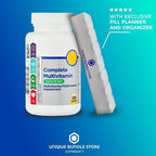 Equate Complete Multivitamin para Adultos 50+ - 125 Comprimidos + Pastillero