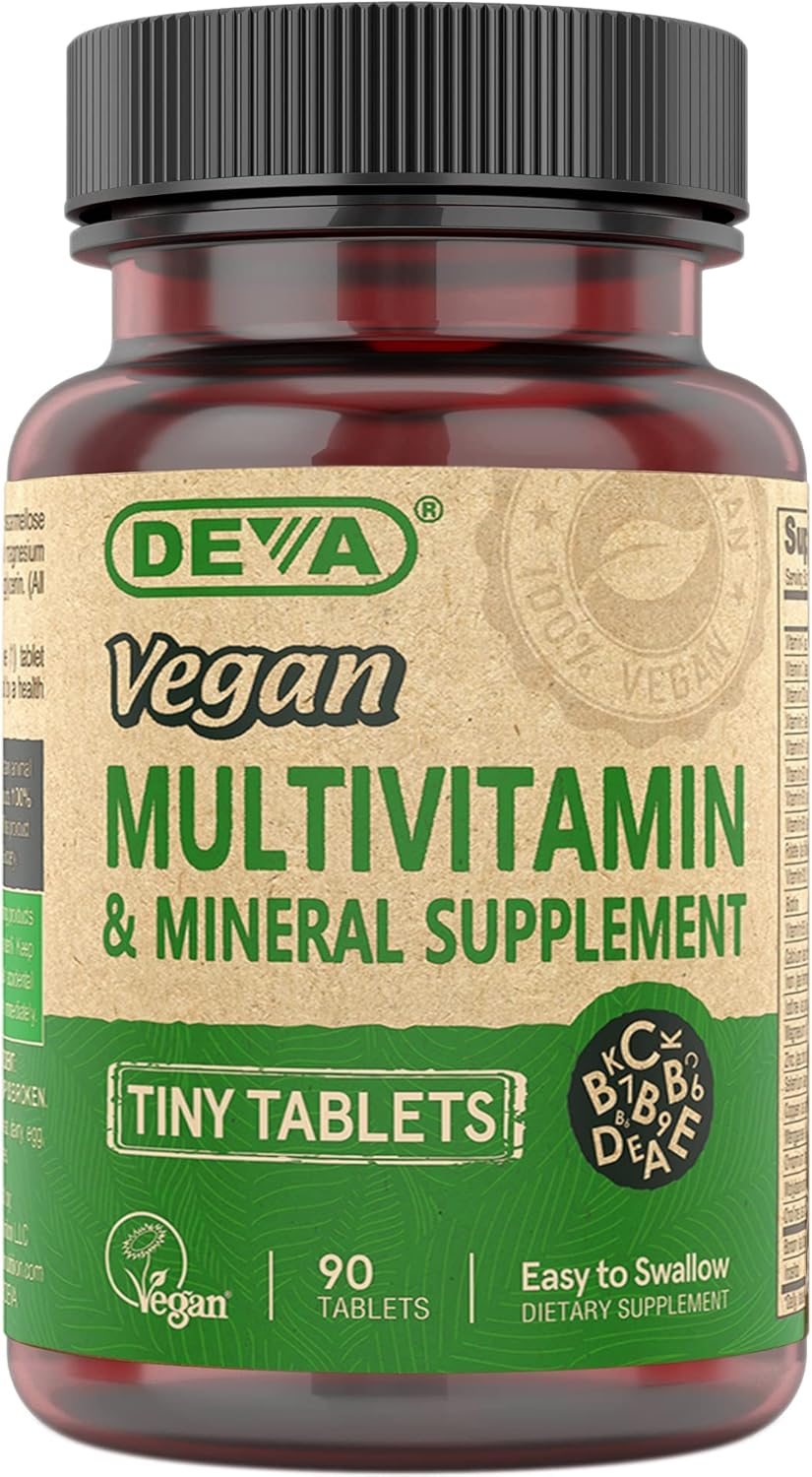 Deva Vegan Multivitamin & Mineral Supplement - 90 Comprimidos