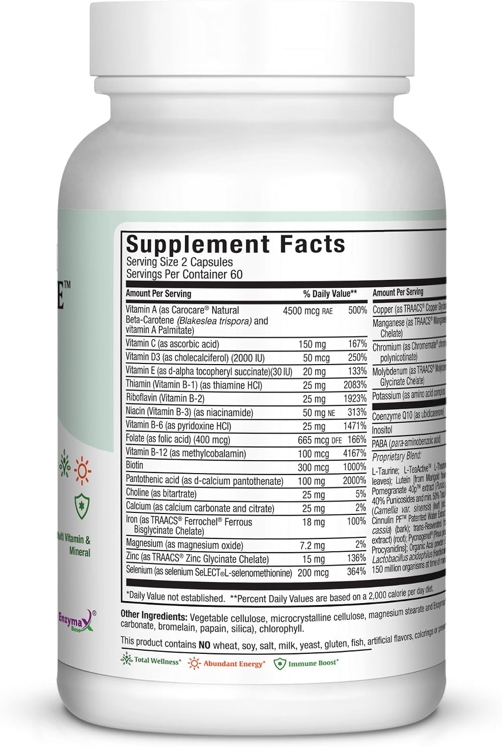 Maxi Health Multivitamínico Completo – 120 Cápsulas