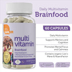 Zahler Multivitamin Cerebral – Complemento con Lion's Mane y Neuro Factor (60 Cápsulas)