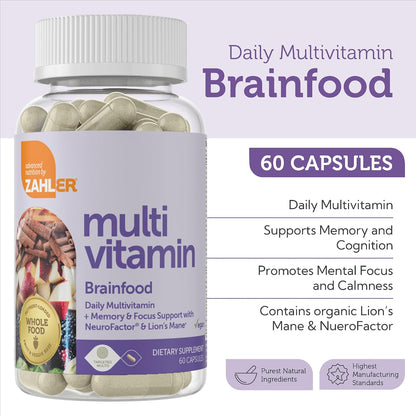 Zahler Multivitamin Cerebral – Complemento – Complejo de fito nutrientes: Spectra aporta una amplia gama de – Image 3