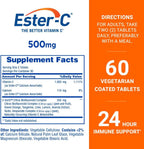 Ester-C Vitamina C 500 mg Comprimidos, 60 Unidades