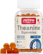 Jarrow Formulas L-Teanina 100 mg Gomitas, 60 gomitas sabor manzana