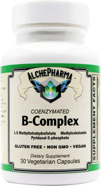 AlchePharma Coenzymated B-Complex High Potency One Daily (30 cápsulas)