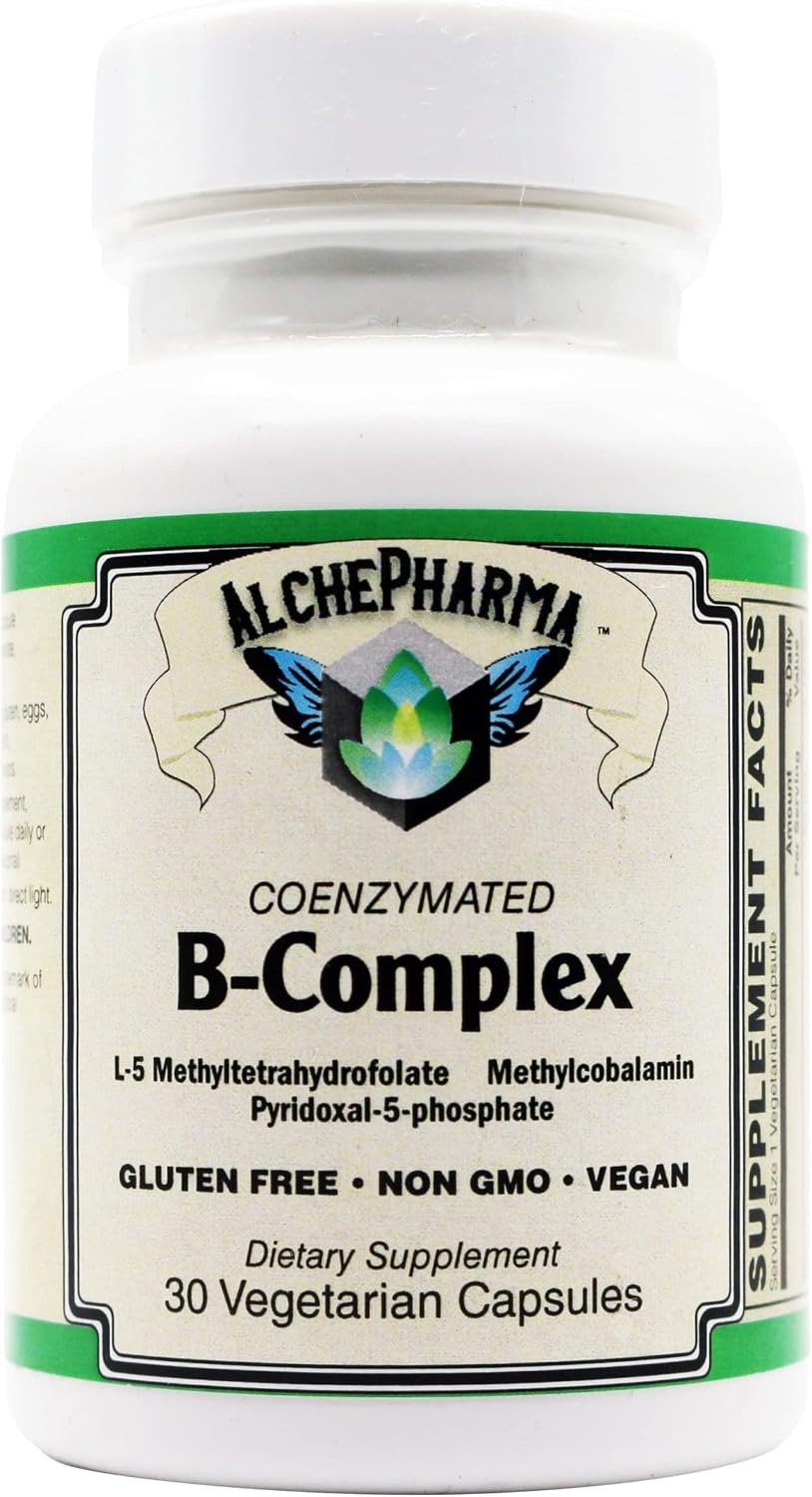 AlchePharma Coenzymated B-Complex High Potency One Daily (30 cápsulas)