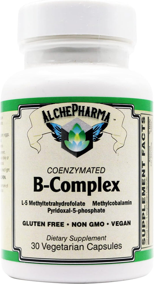 AlchePharma Coenzymated B-Complex High Potency One Daily (30 cápsulas)
