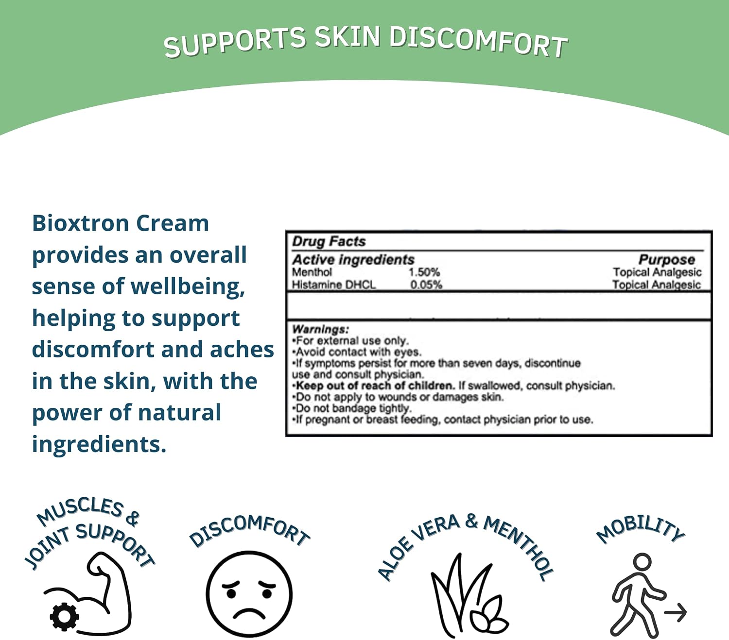 Bioxtron Life Cream Natural AFA Stem Cell Supplement 59 ml