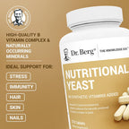 Dr. Berg Nutritionals Comprimidos de Levadura Nutricional con Vitamina B12 – Complejo B Completo – Sabor Vainilla Orgánica – 270 Comprimidos Veganos
