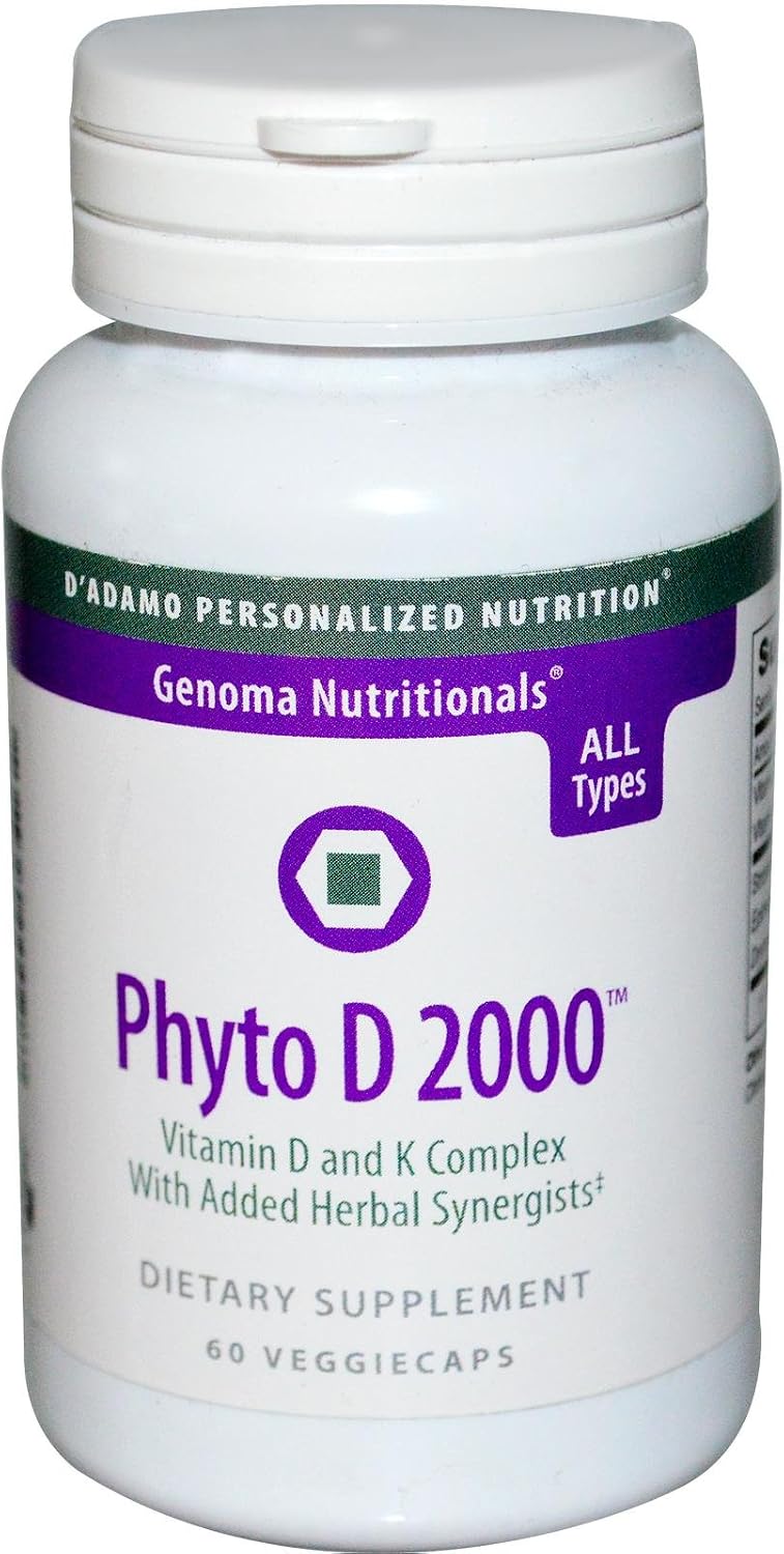 D'Adamo Personalized Nutrition - Phyto D 2000, 60 cápsulas