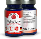 RaDoTech VeinoTune – Apoyo para la salud venosa con castaño de indias 300 mg y vitamina C, 60 comprimidos