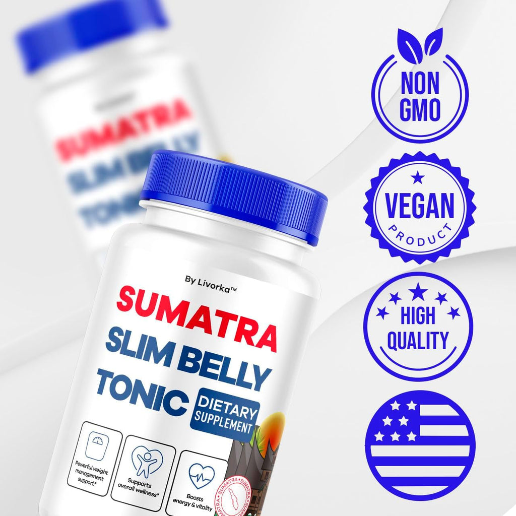 Sumatra Slim Belly Tonic - Complemento Alimenticio en Cápsulas, 60 Cápsulas