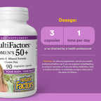 MultiFactors Women's 50+ Multivitamínico y Minerales - 90 Cápsulas