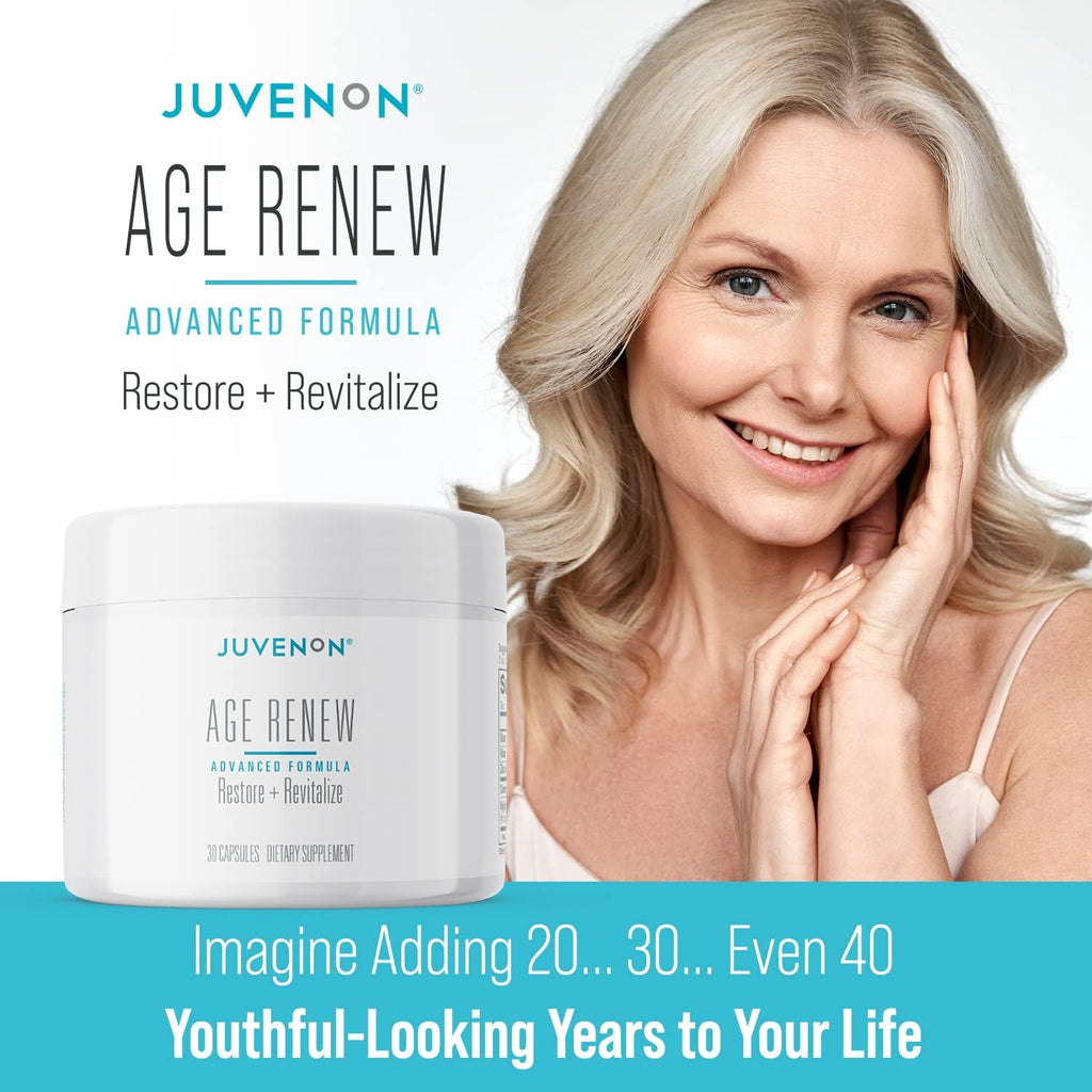 Juvenon AgeRenew Beta Glucan con Zinc y Quercetina